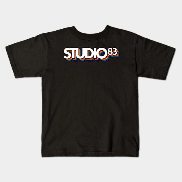 Studio 83 Logo Kids T-Shirt by GAMERMD83